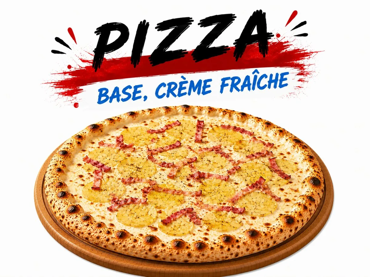 Pizza base crème fraîche