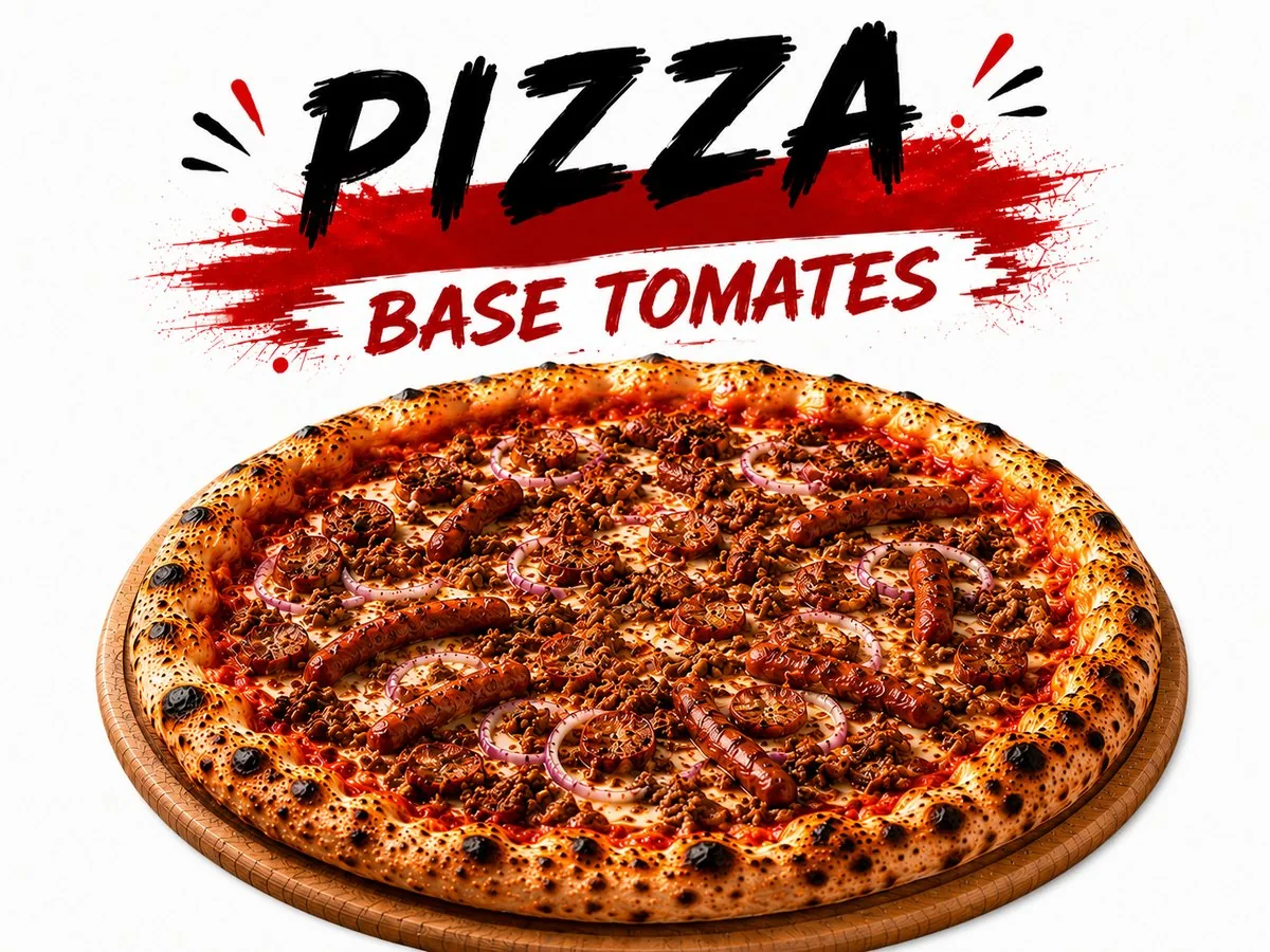 Pizza base tomates
