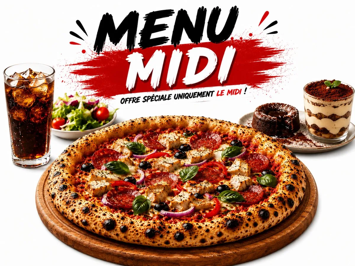 Menu Midi : offre spéciale uniquement le midi