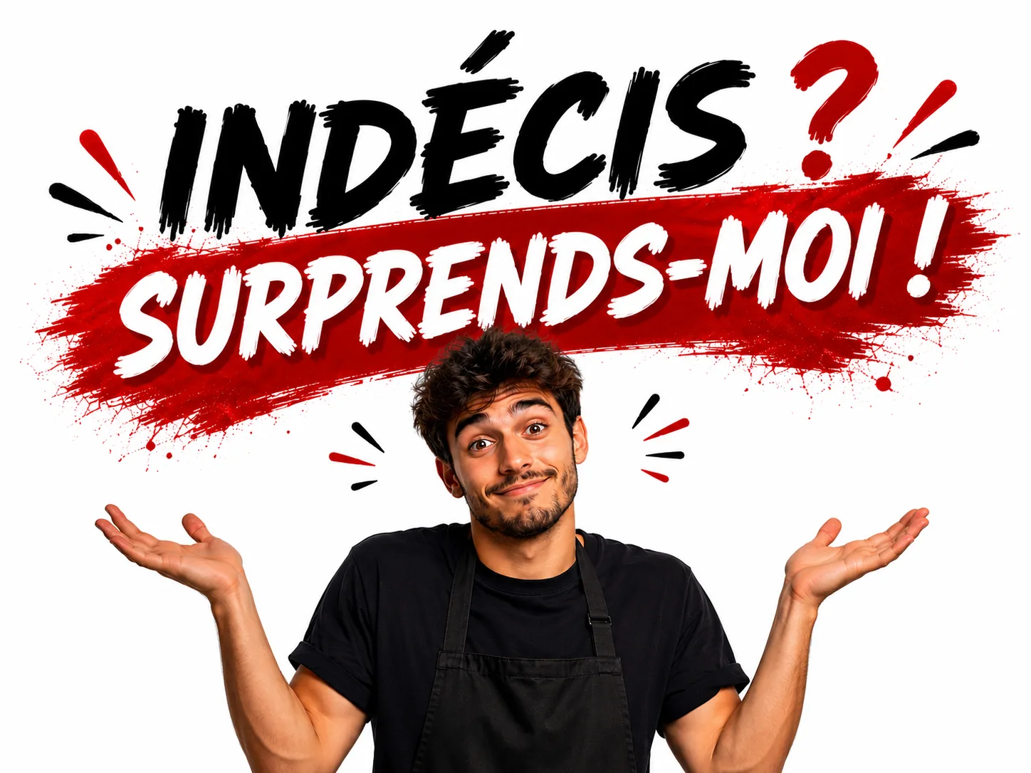 Indécis ? Surprends-moi : laissez-nous choisir pour vous